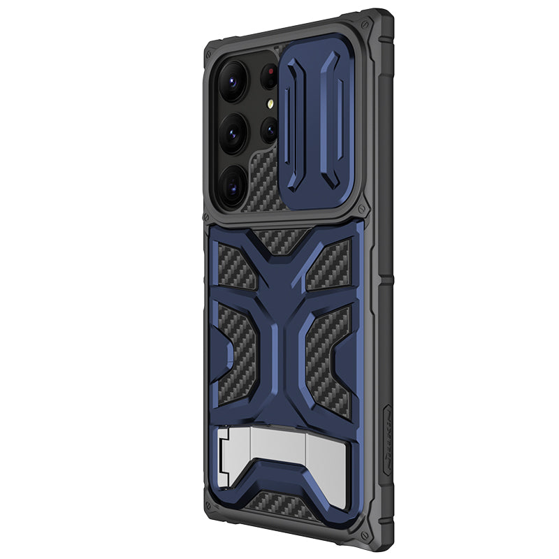 Pouzdro na telefon NILLKIN Adventurer Pro pro Samsung Galaxy S23 Ultra Kickstand TPU PC hybridní kryt s posuvnou ochranou fotoaparátu Pouzdro na telefon NILLKIN Adventurer Pro pro Samsung Galaxy S23 Ultra Kickstand TPU PC hybridní kryt s posuvnou ochranou fotoaparátu